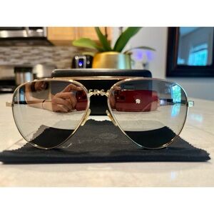 Versace Gold Aviator Glasses